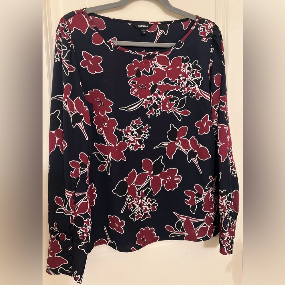 Express Silky Floral print Top